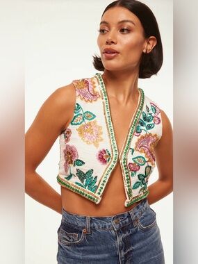 MISA Bashira Top XS - NWT